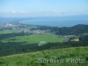 寒風山から望む絶景